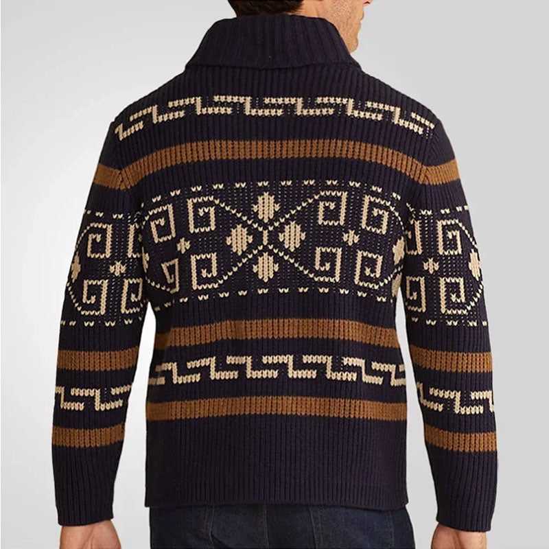 Vest met geribde kraag en ritssluiting