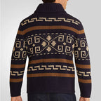 Vest met geribde kraag en ritssluiting