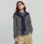 Geruite Blouse met Lange Mouwen