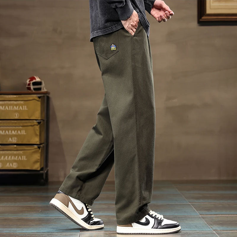 Losse Rechte Cargo Jogger Broek