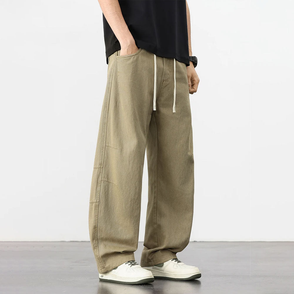 Retro Katoenen Workwear Broek