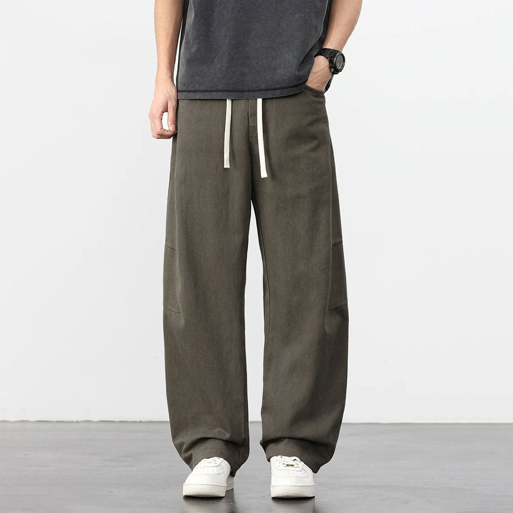 Retro Katoenen Workwear Broek