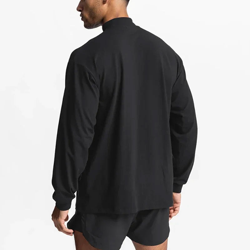 Sport-T-shirt met oversized col