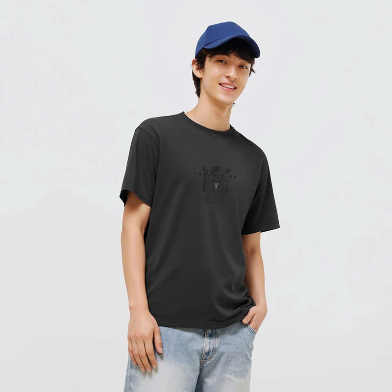 T-shirt met hoogwaardige kleurverloopprint